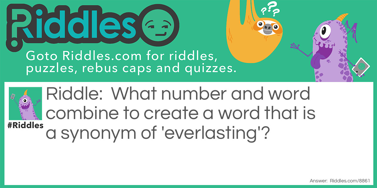 What Number And Word Combine To Create A Word That Is A Synonym