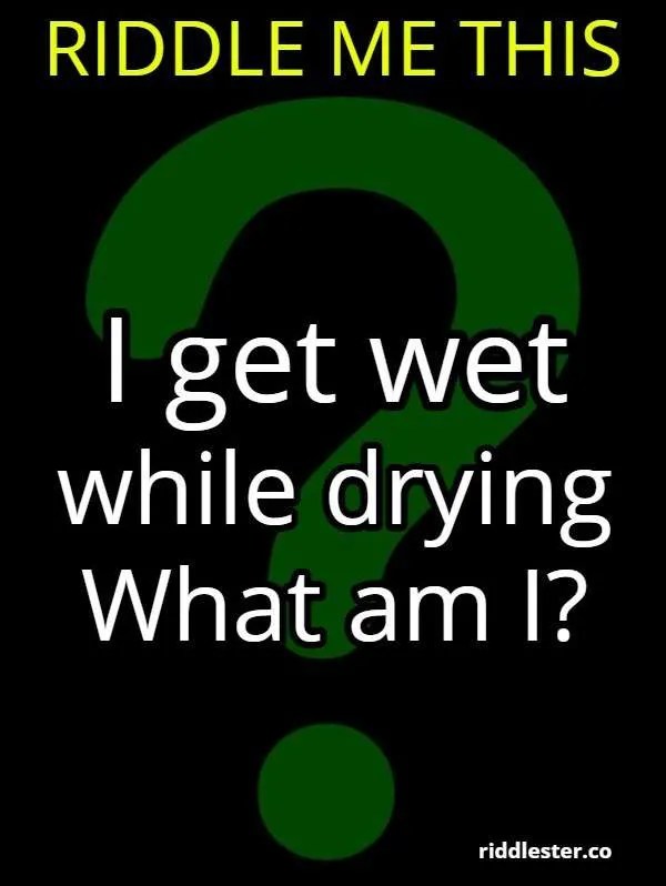 What kind of coat is best put on wet? Riddlester