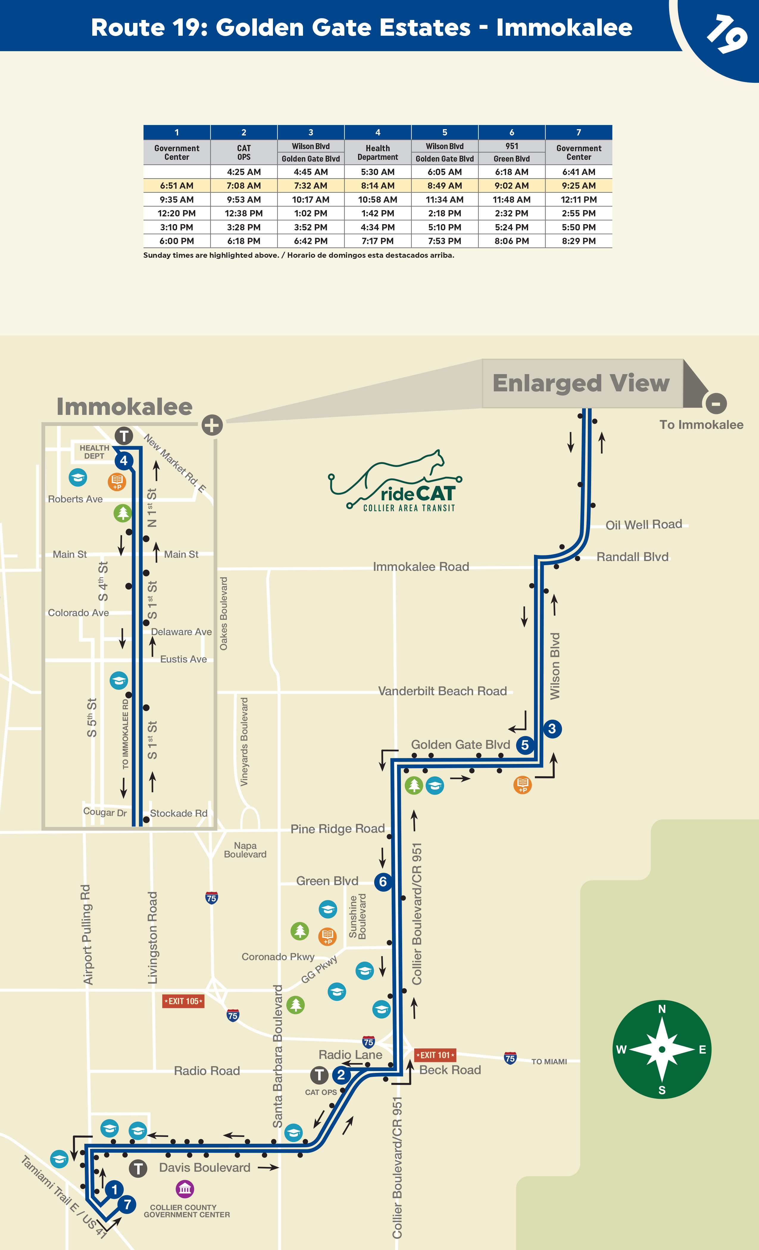 Naples Public Bus Schedules, Route Maps Collier County Transit Service