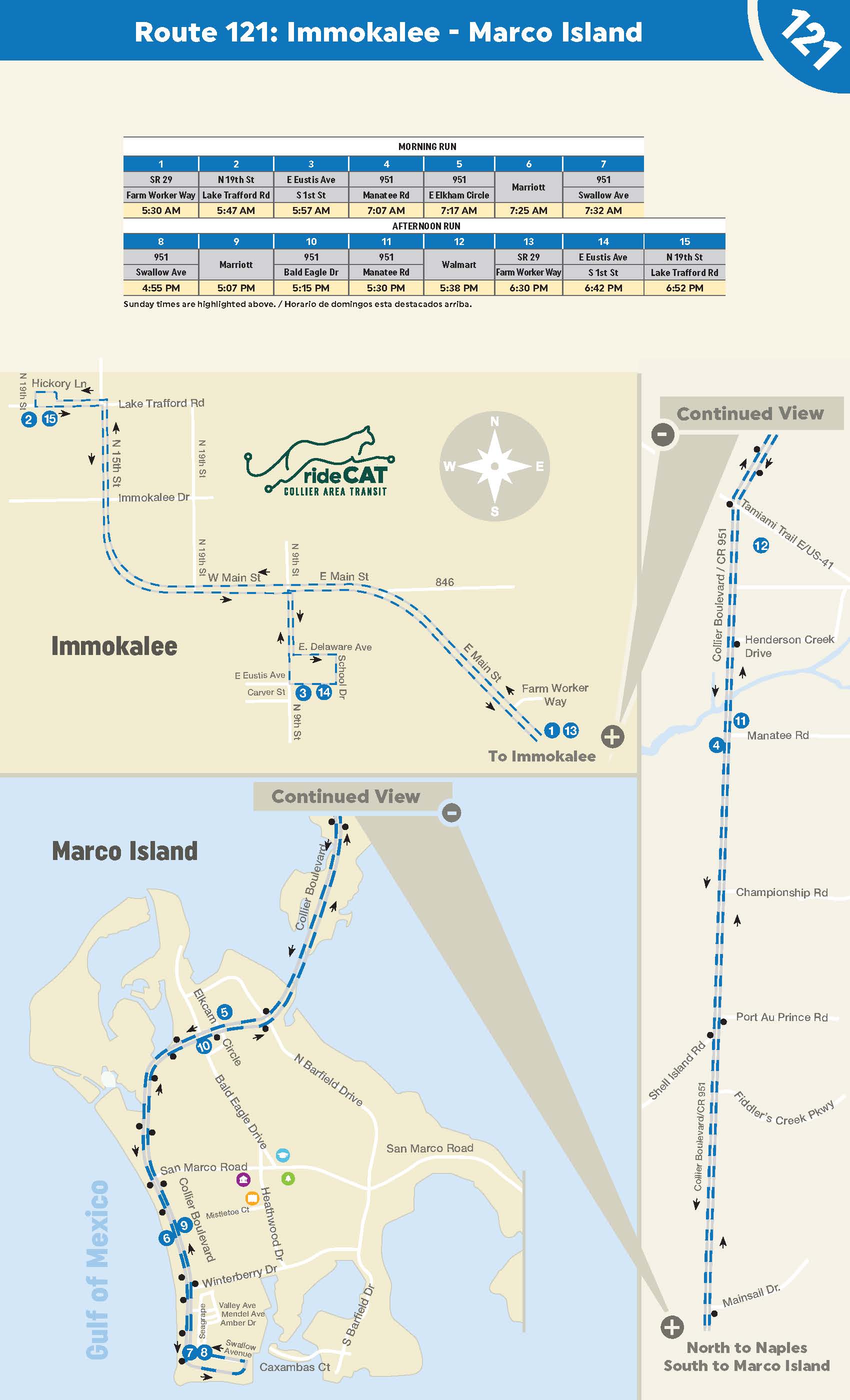 Naples Public Bus Schedules, Route Maps Collier County Transit Service