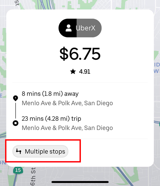 Round trip in an Uber? How to add multiple stops and do a round trip