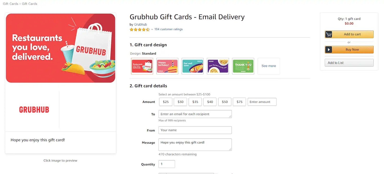 How To Buy, Send, Or Redeem Grubhub Gift Cards In 2023