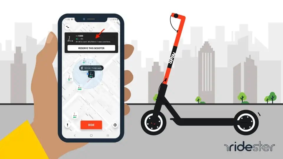 Spin Scooter Cost Pricing, Fees & Referral Credits