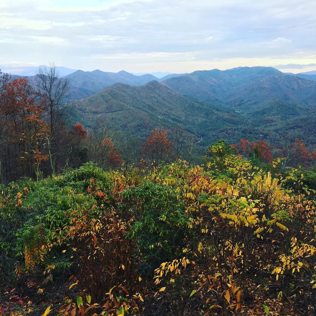 Maple Springs Overlook Motorcycle Tour Ride The Smokies