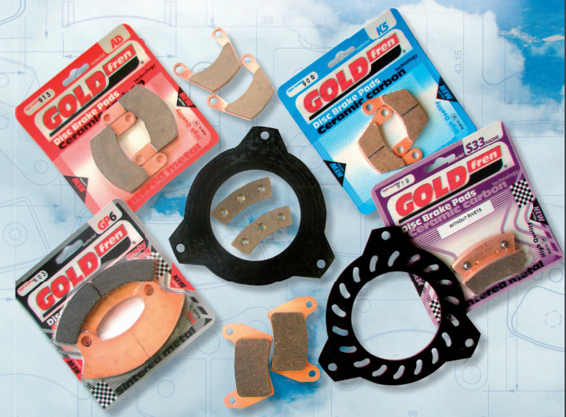 Goldfren Aircraft Disc Brake Pads Supplied by Ridge Aviation, Ireland