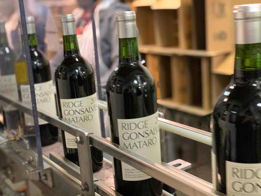 The Bottling Process at Monte Bello Winery Ridge Vineyards