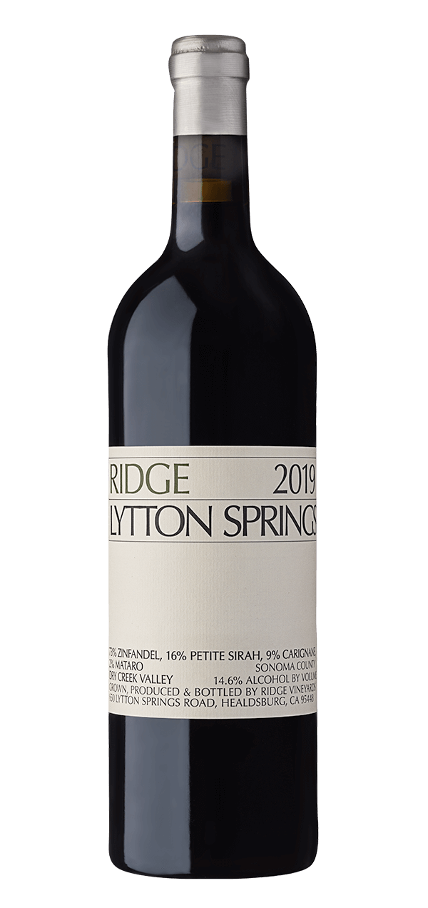 2019 Lytton Springs Ridge Vineyards