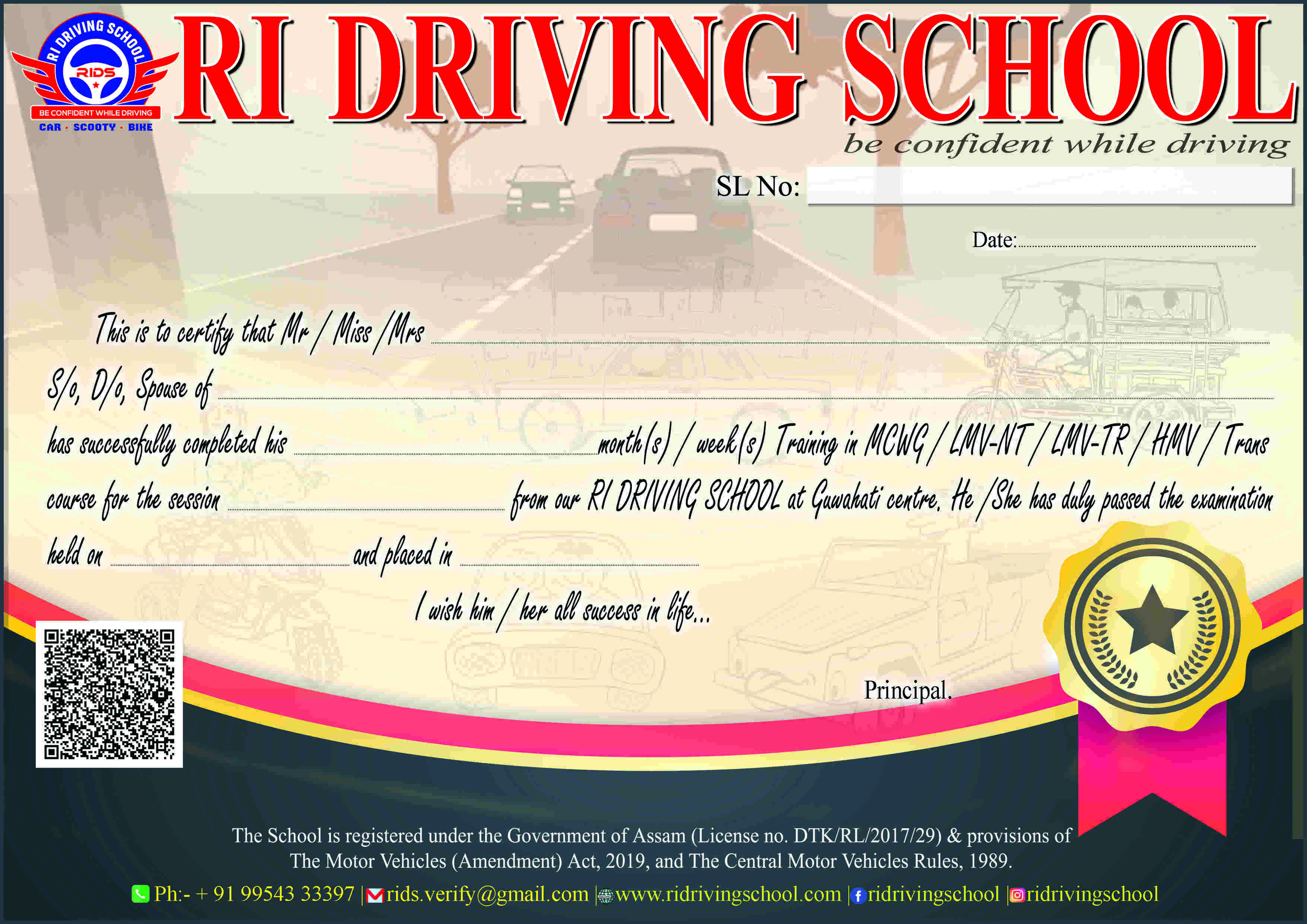 How to get driving school certificate How to get driving license