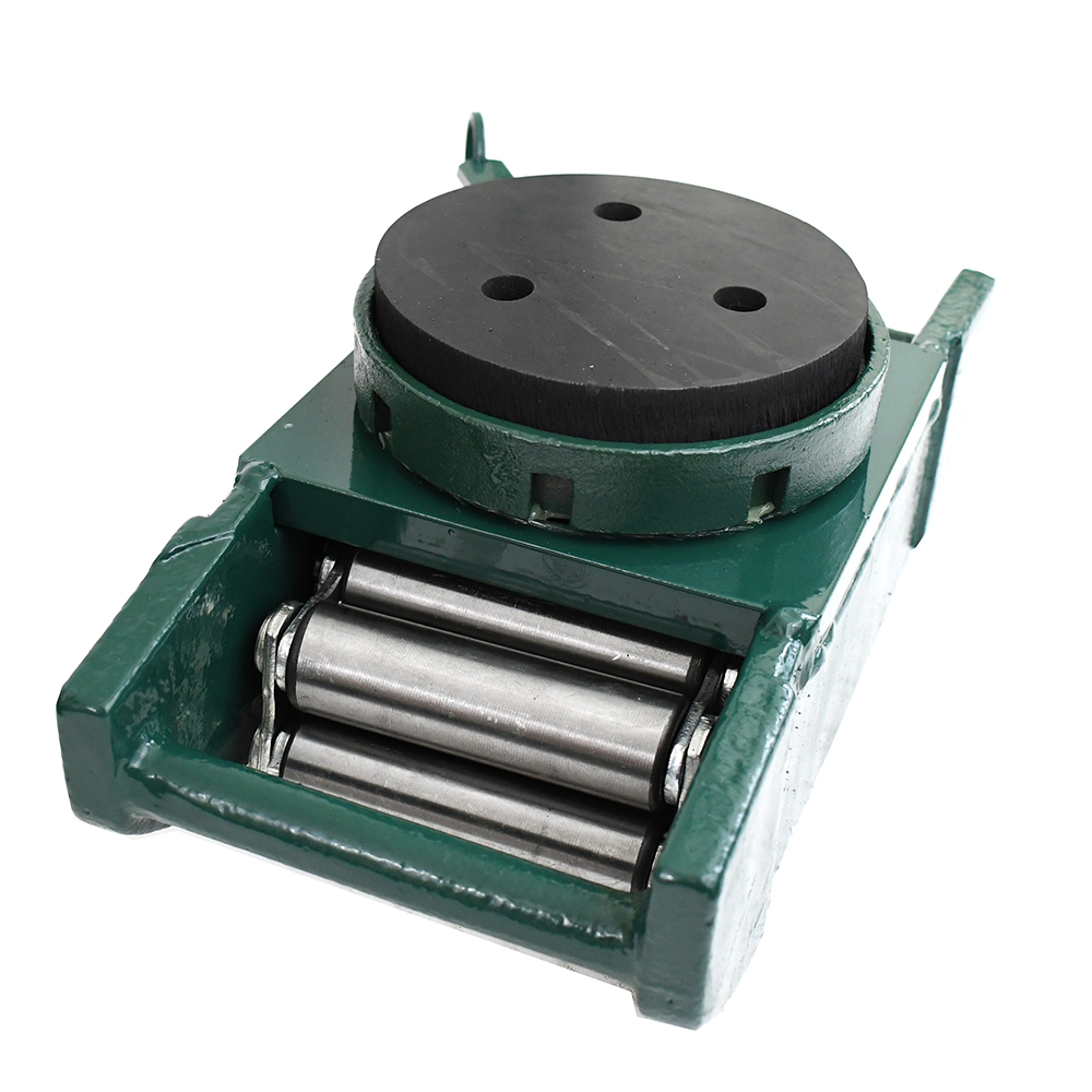 Steel Chain Roller Skate Swivel Locking Padded Capacity 15 tons