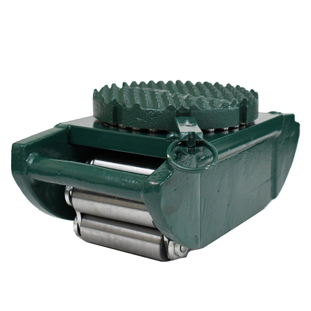 Steel Chain Roller Skate Swivel Locking Diamond Capacity 7.5 tons