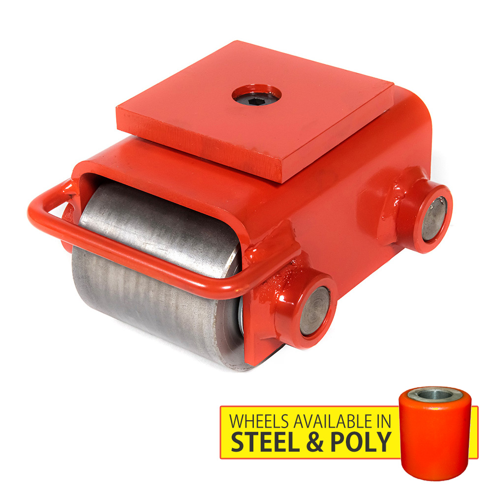 Rocker Top Skate Set - Steel rollers - Set Capacity 50 tons