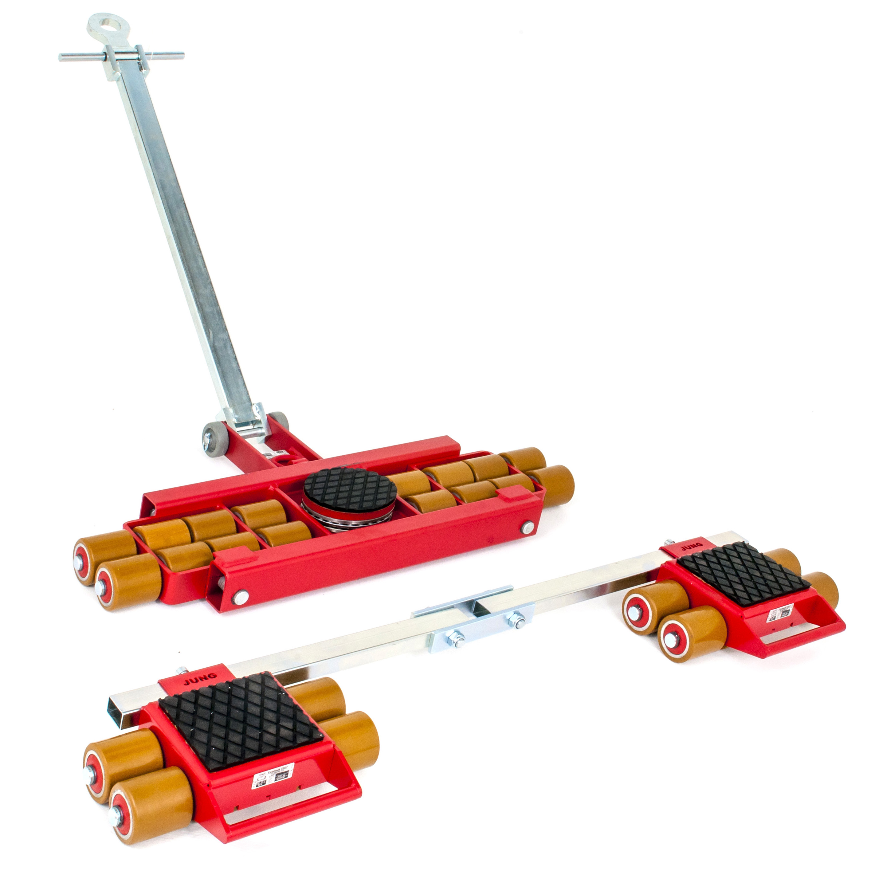 Professional Roller Dollies Set Capacity 24 tons