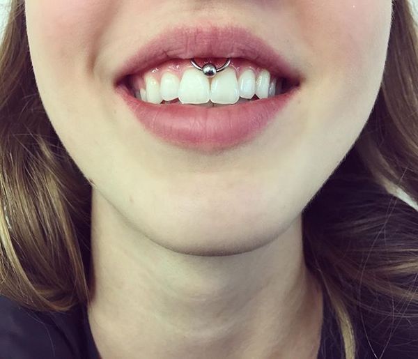 Smiley Piercing 50 Image Ideas jewelry, pros & cons, design & care