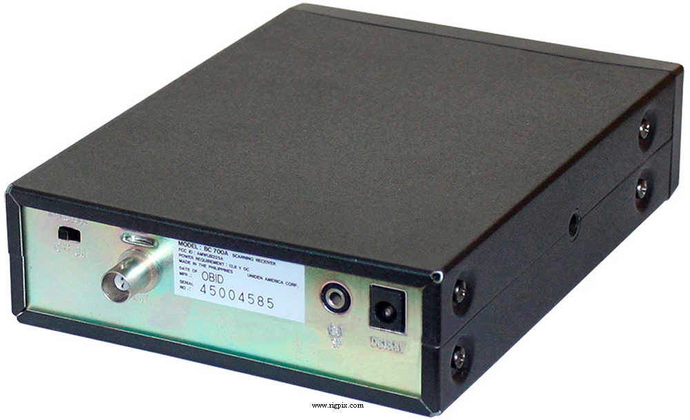 RigPix Database Bearcat/Uniden BC700A