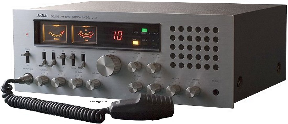 RigPix Database CB, "Freeband" and more Kraco 2455 "Deluxe AM Base