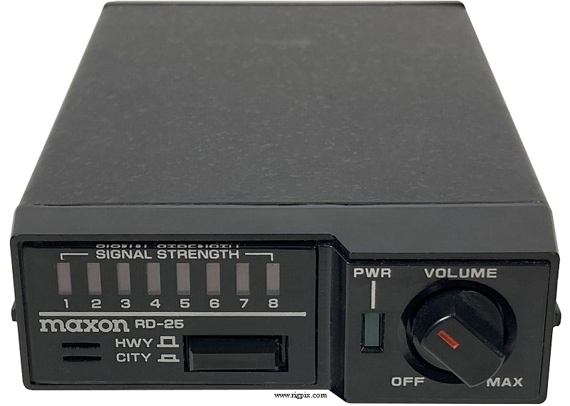 RigPix Database Radar detectors Maxon RD25