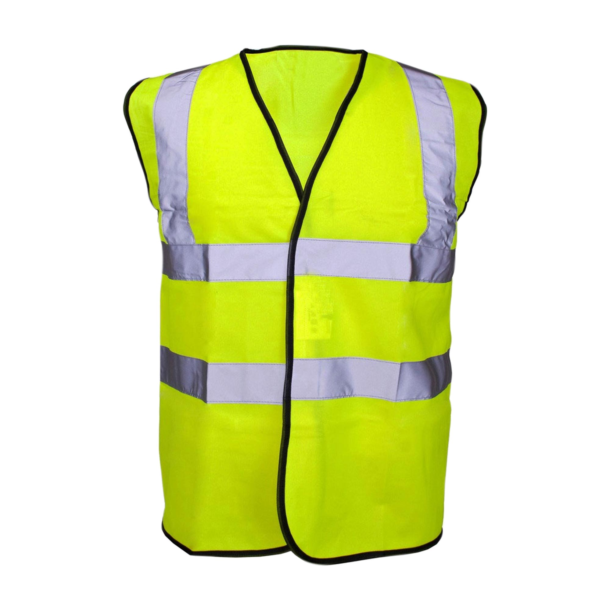 Reflective Bib Vest Fluoro Yellow Rik's Bike Shop