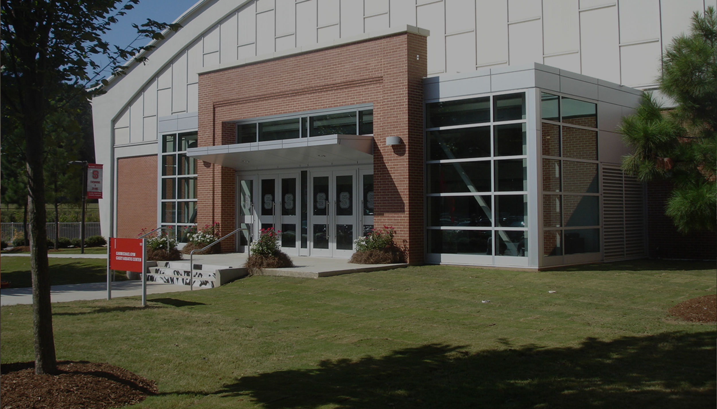 NCSU Carmichael Pool and Casey Aquatics Center Entrance Lobby Riley