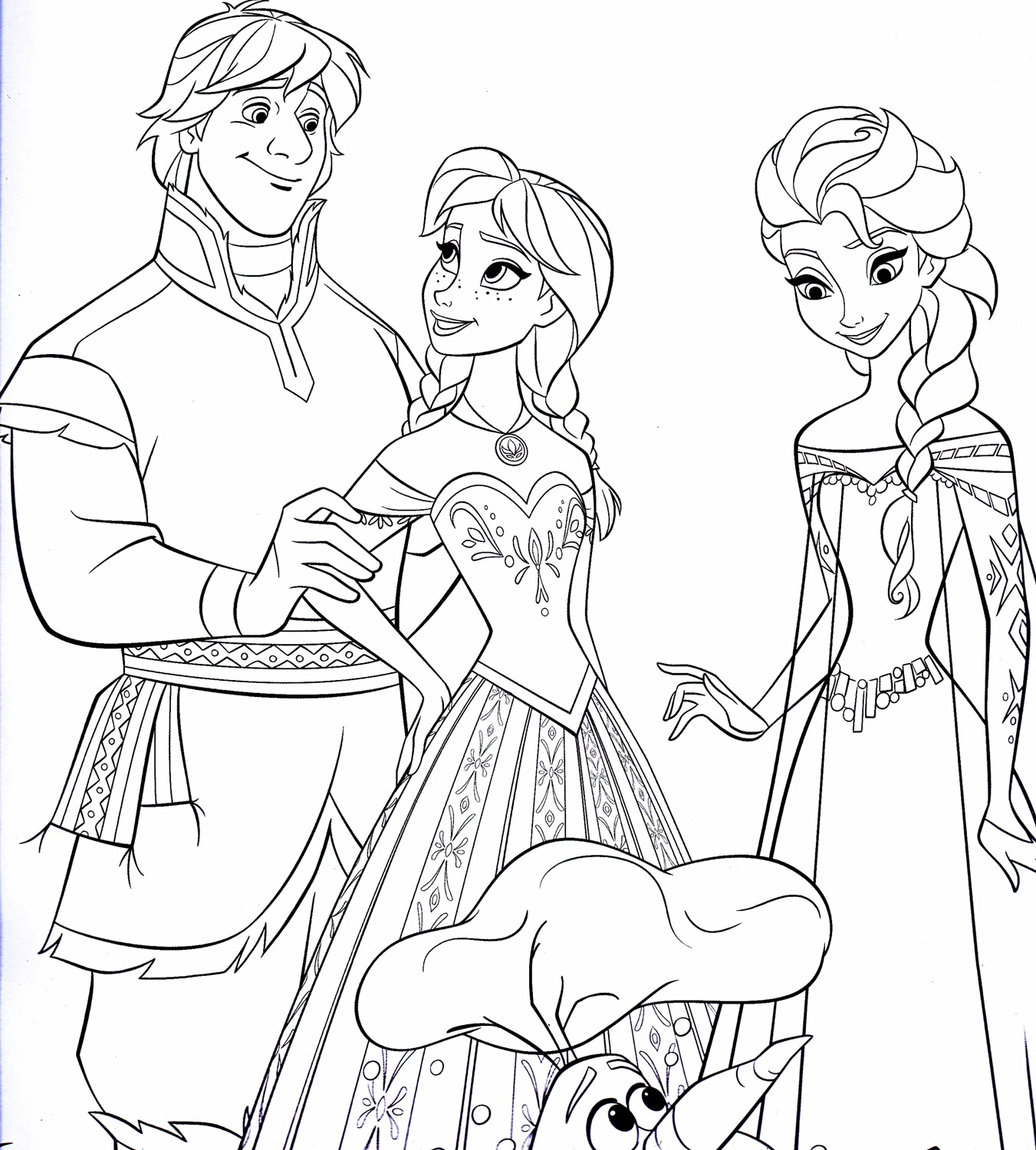 Colorear Dibujos de Frozen Rincon Util
