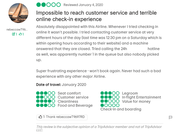 Customer service reviews learning from 3 good (& 3 bad