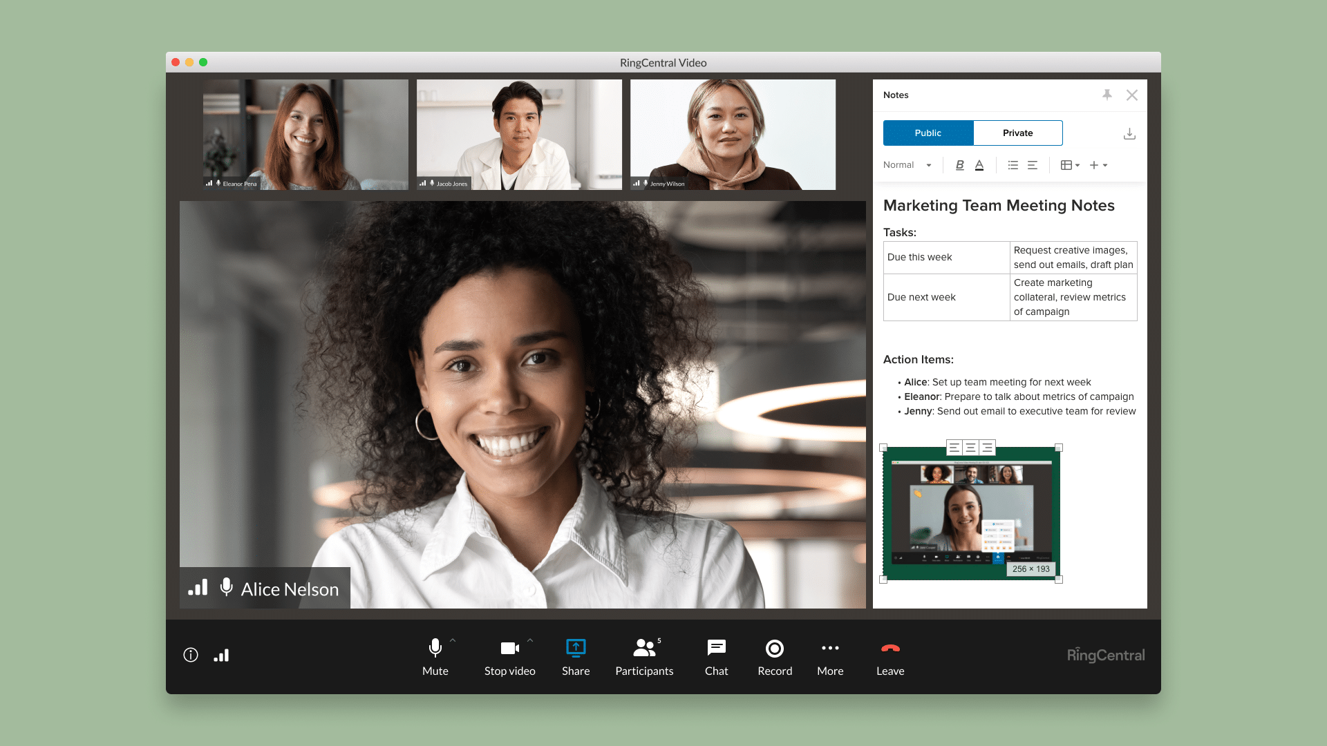Collaborative Notes A better way to take notes during video meetings