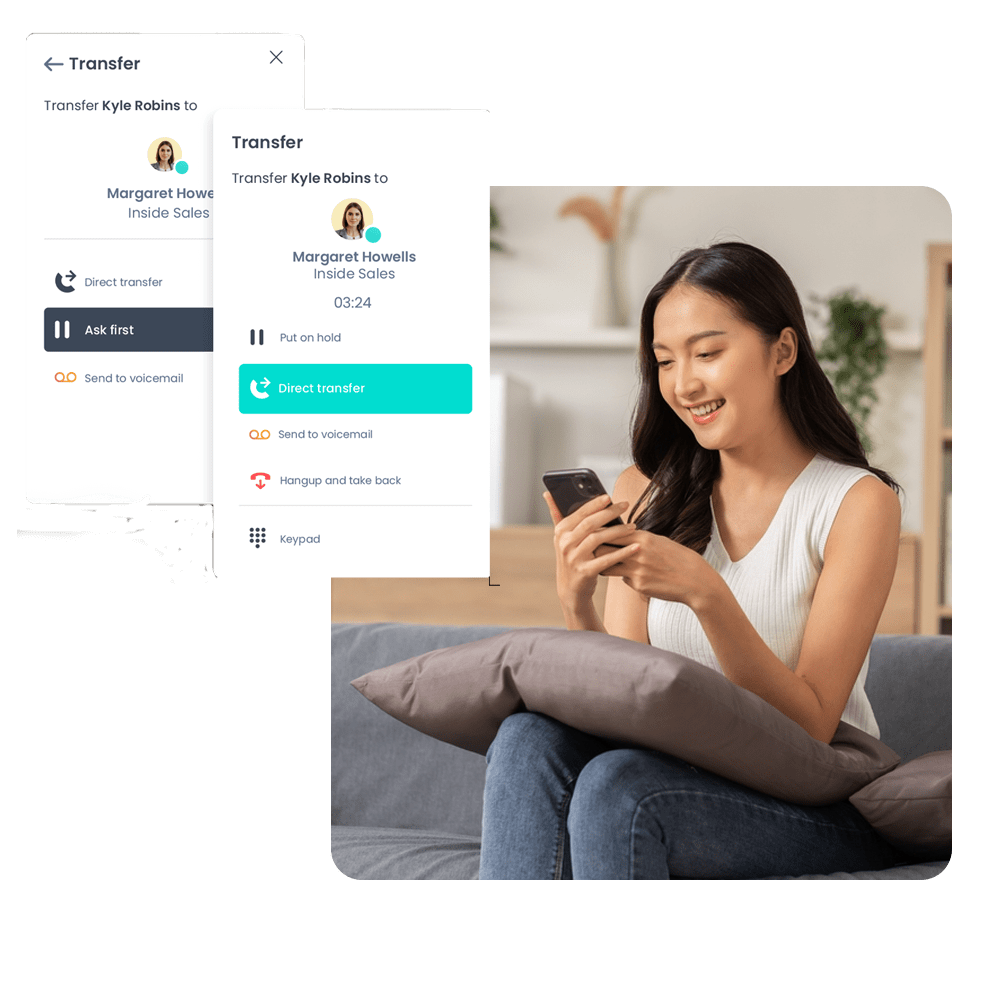Ringflow's Call Transfer - Seamlessly Redirect Calls