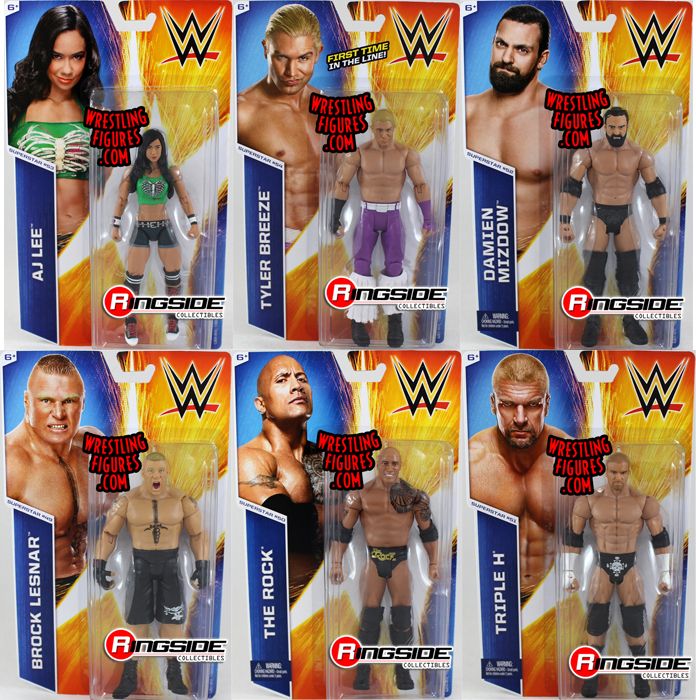 WWE Series 53 Complete Set of 6 WWE Toy Wrestling Action Figures by Mattel