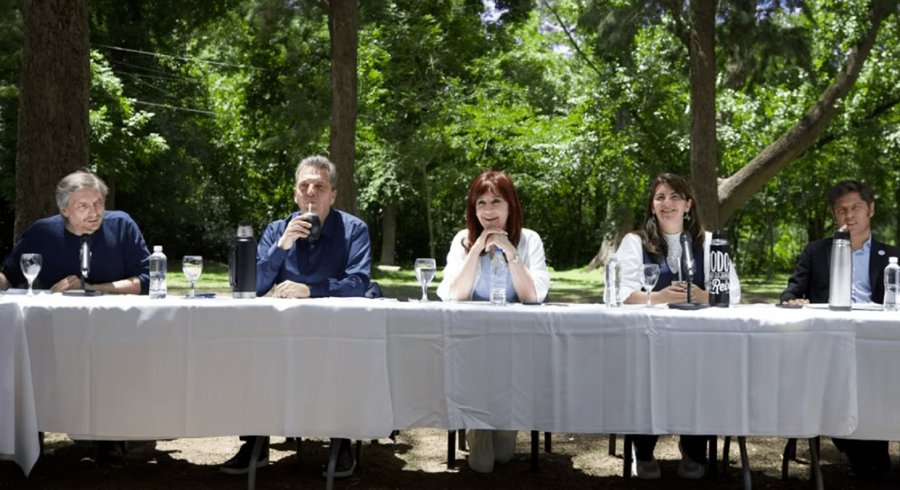 El PJ bonaerense cerró el año con un encuentro encabezado por Cristina Kirchner, Axel Kicillof y Sergio Massa