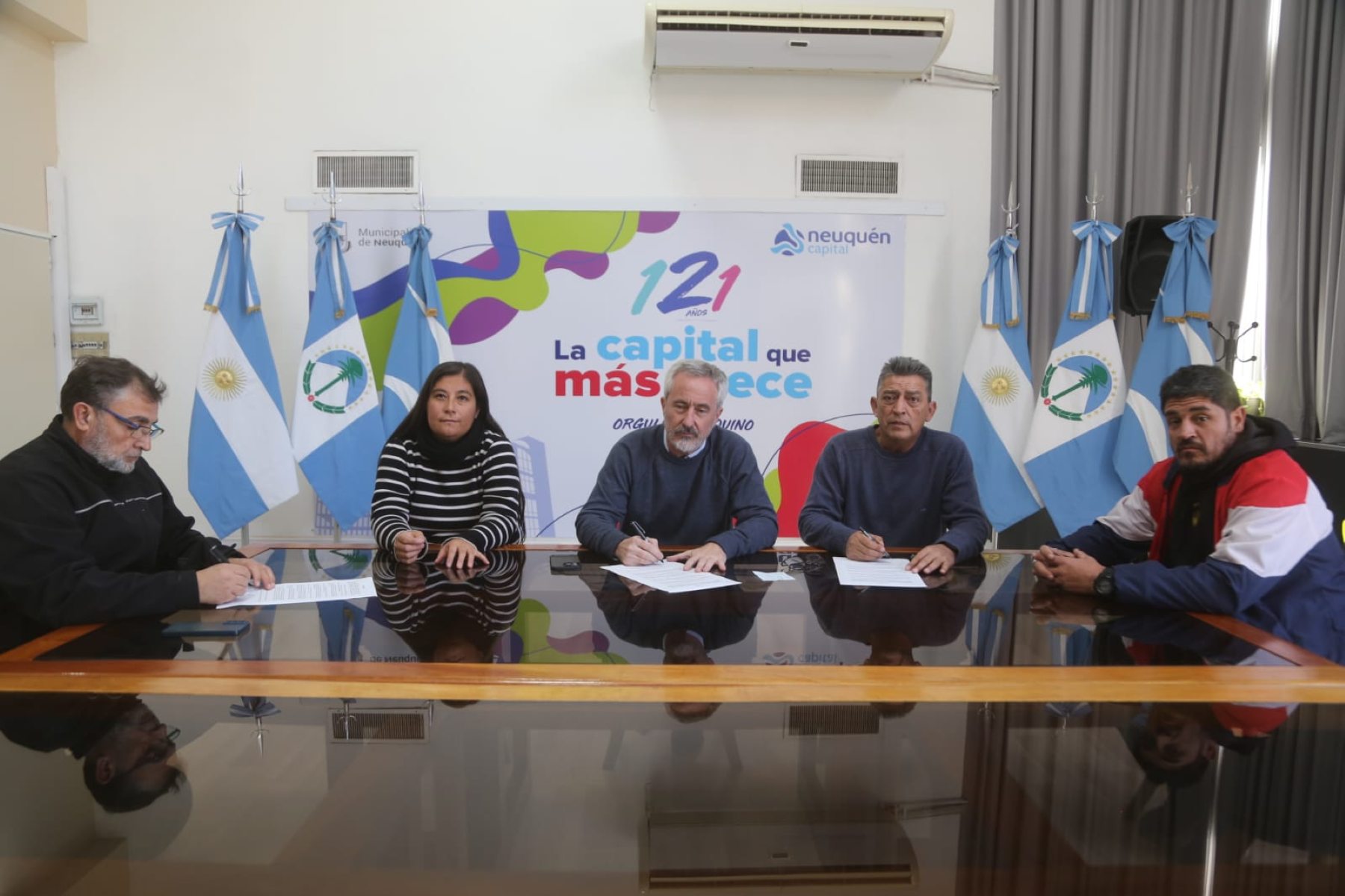 La Municipalidad y Sitramune sellaron un acuerdo salarial por IPC hasta abril de 2027