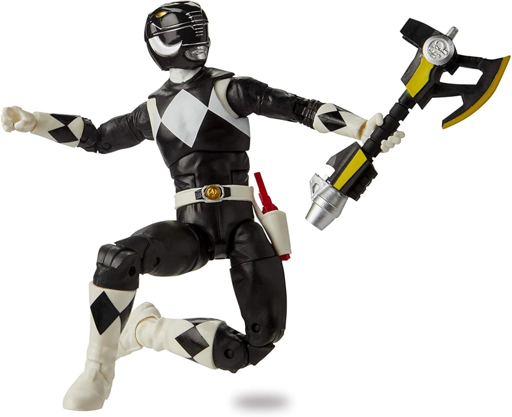 Power Rangers Lightning Collection Mighty Morphin Black Ranger Rio X Teir
