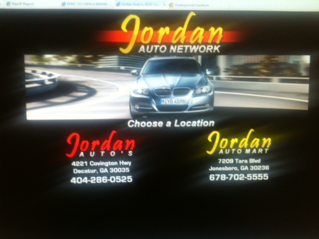 Ripoff Report > Jordan Auto Sales Review Decatur,