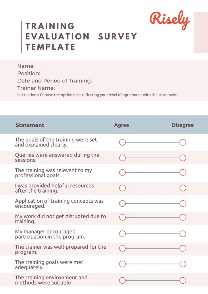 The Complete Guide to Training Evaluation Survey (With 20+ Questions