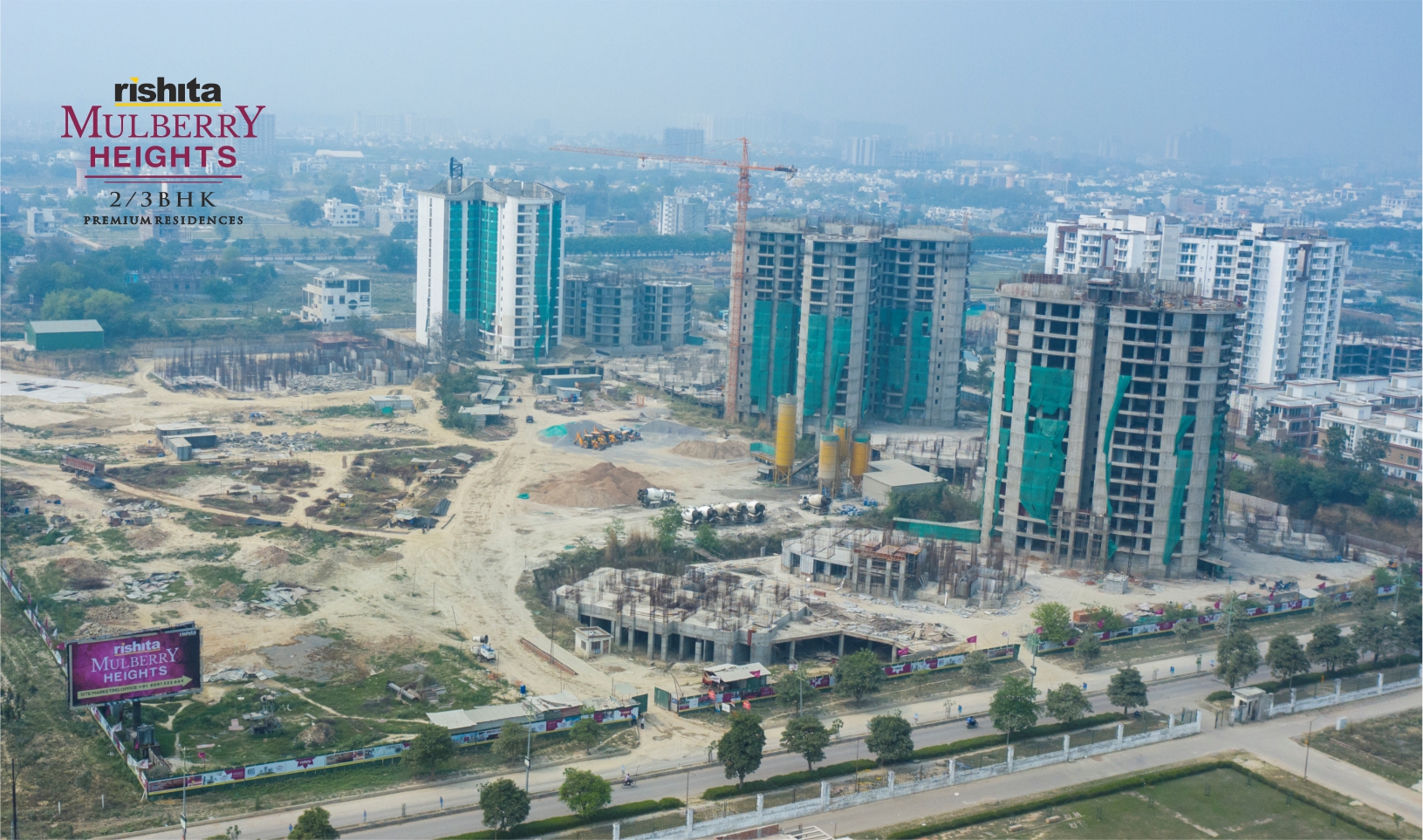 2 & 3 BHK Flats For Sale in Sushant Golf City Lucknow Rishita Mulberry