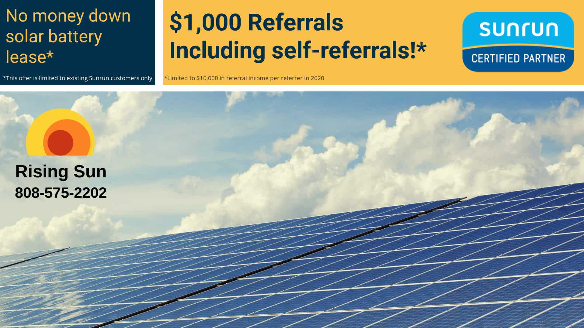 Hawaii Solar Promotions, Specials and Rebates by Rising Sun Solar