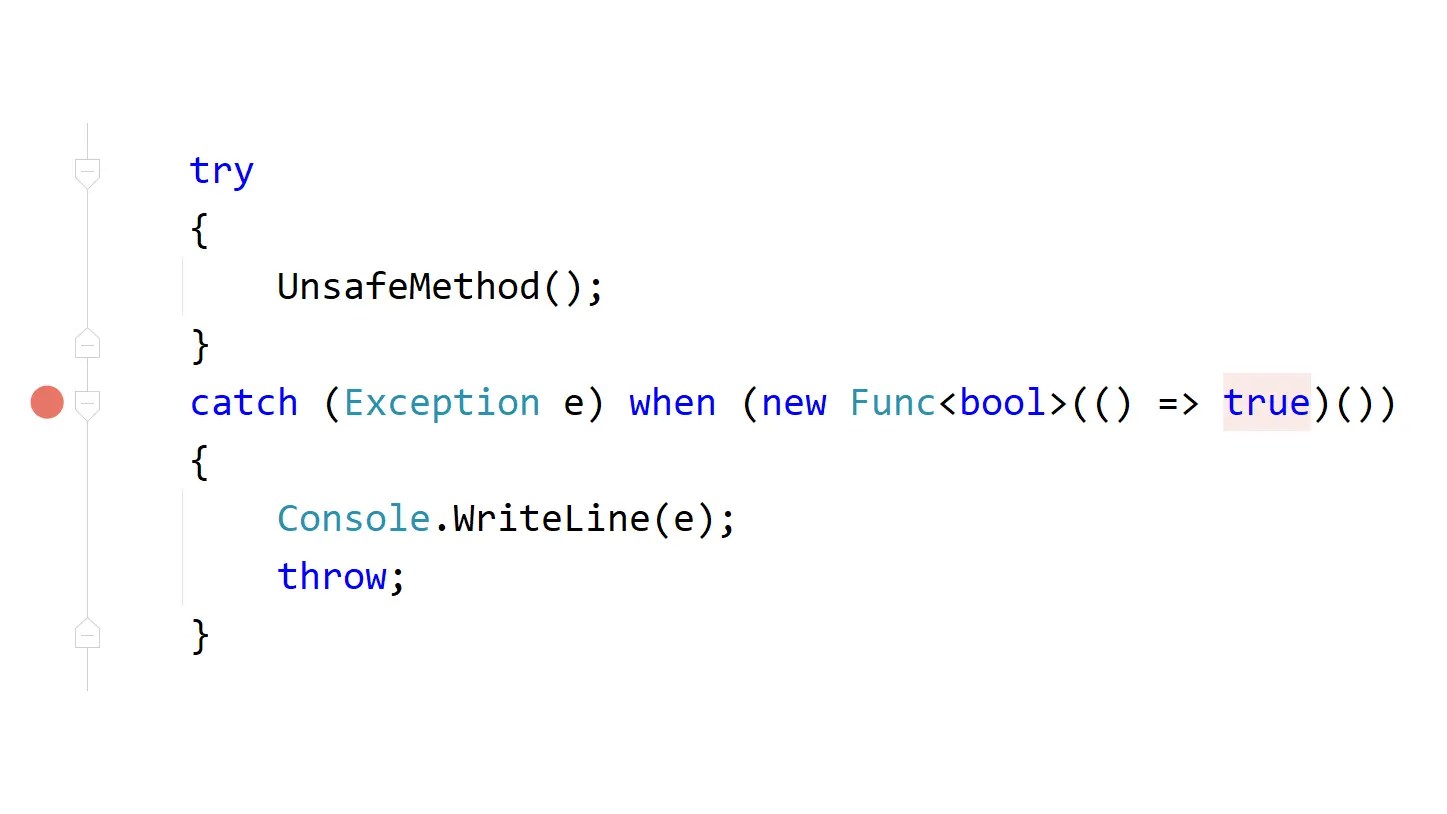 A neat Trick to Debug Exceptions in C