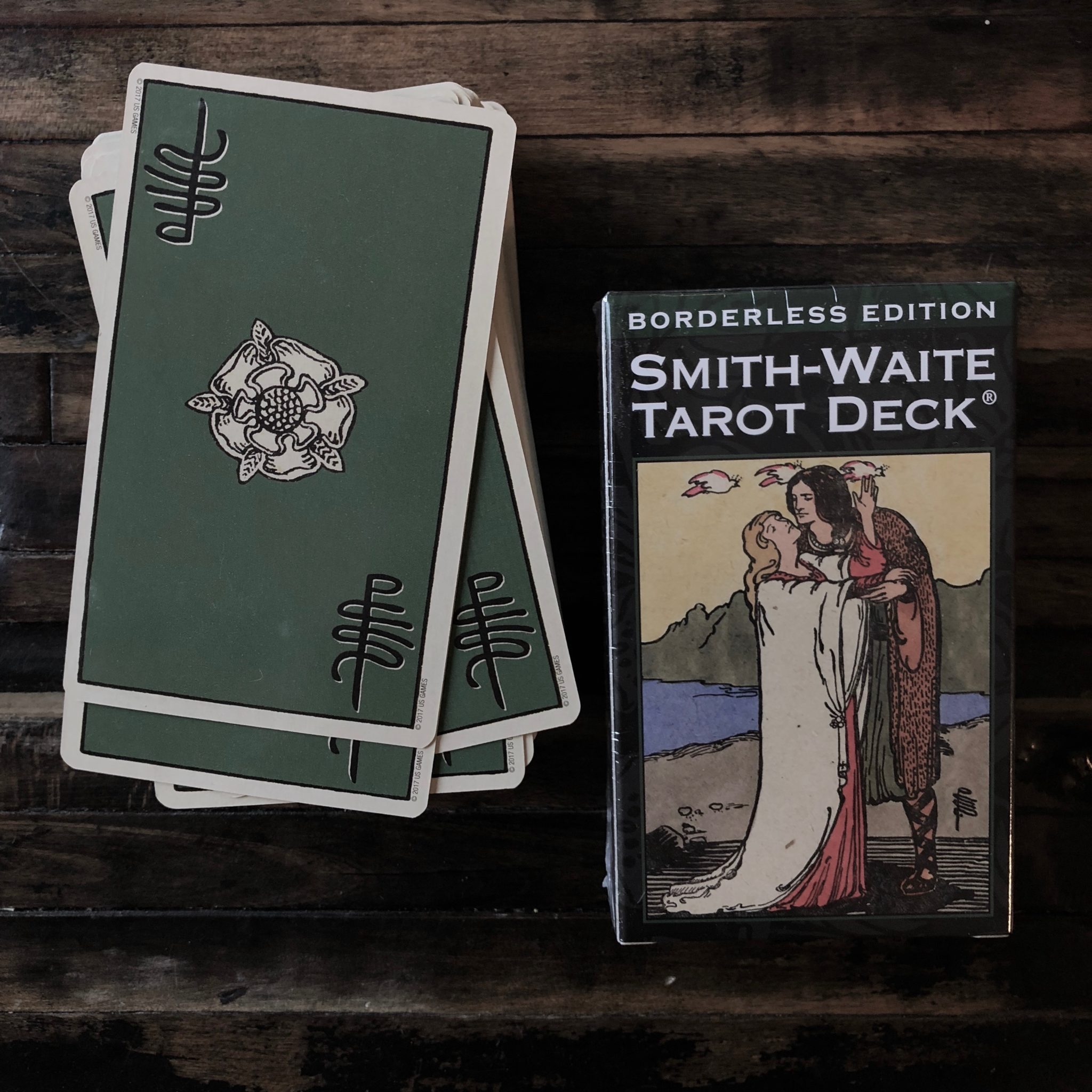 SmithWaite Tarot Deck. Borderless Edition. RitualCravt Denver, CO