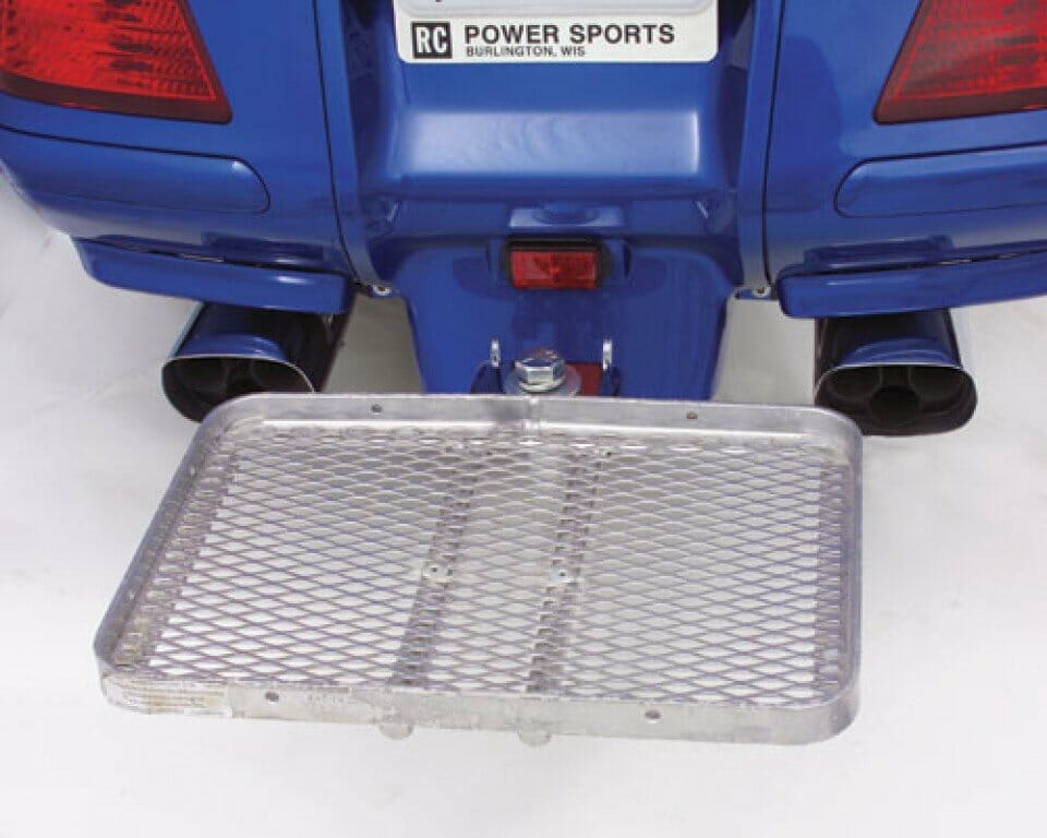 RIVCO Silver 11” x 16” QuickDetach Motorcycle Rack