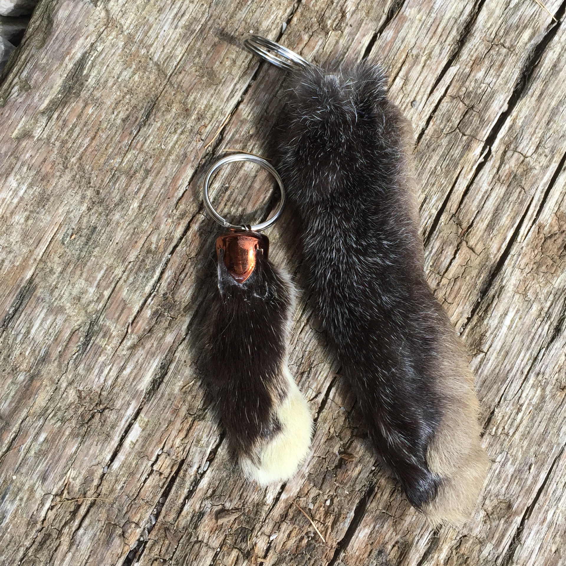 Rabbit Feet Keychain River Hill Ranch