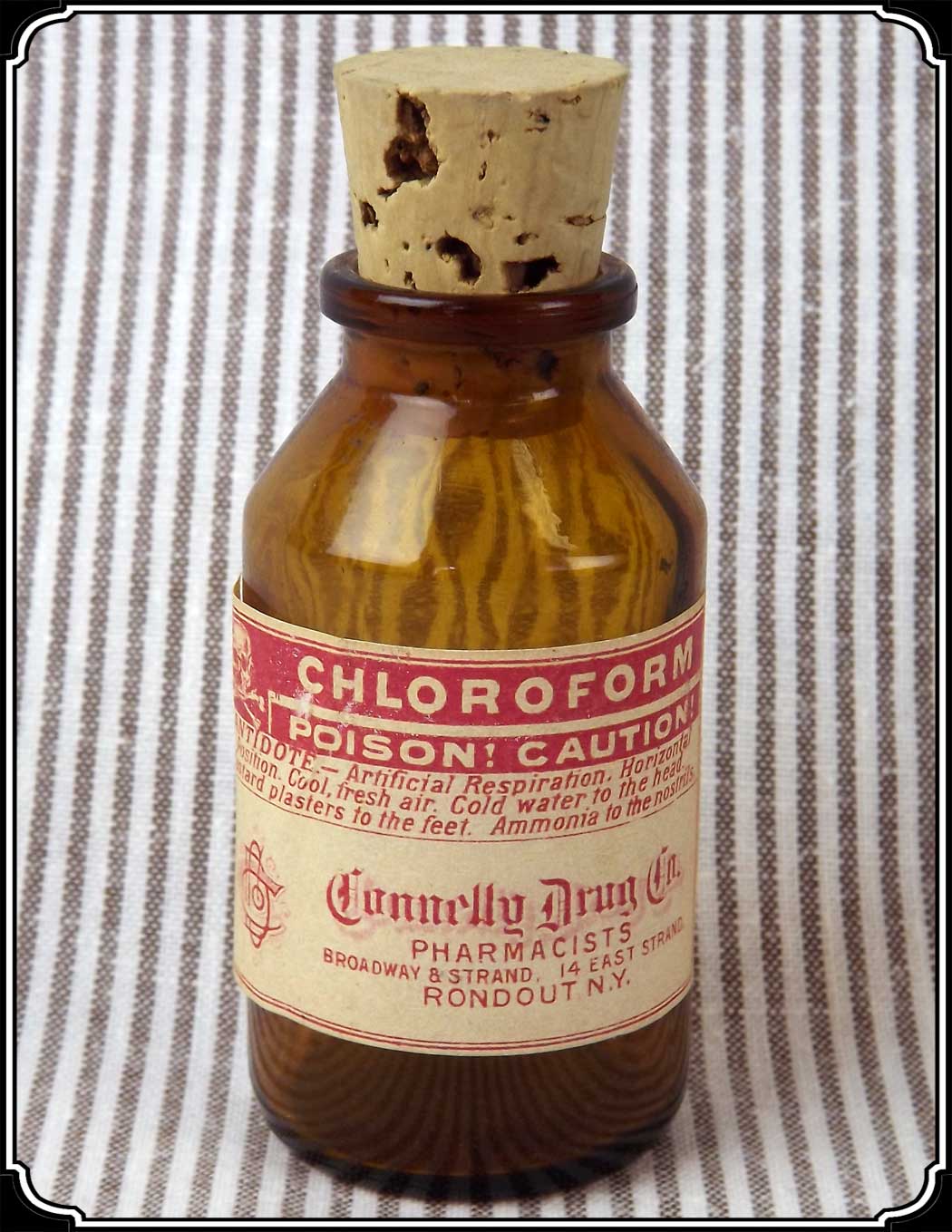 Anesthesia Masks and Chloroform Bottles