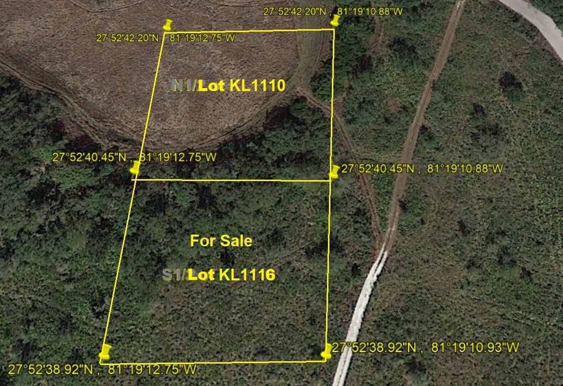 Kissimmee Lakes Florida Recreational Property Land For Sale