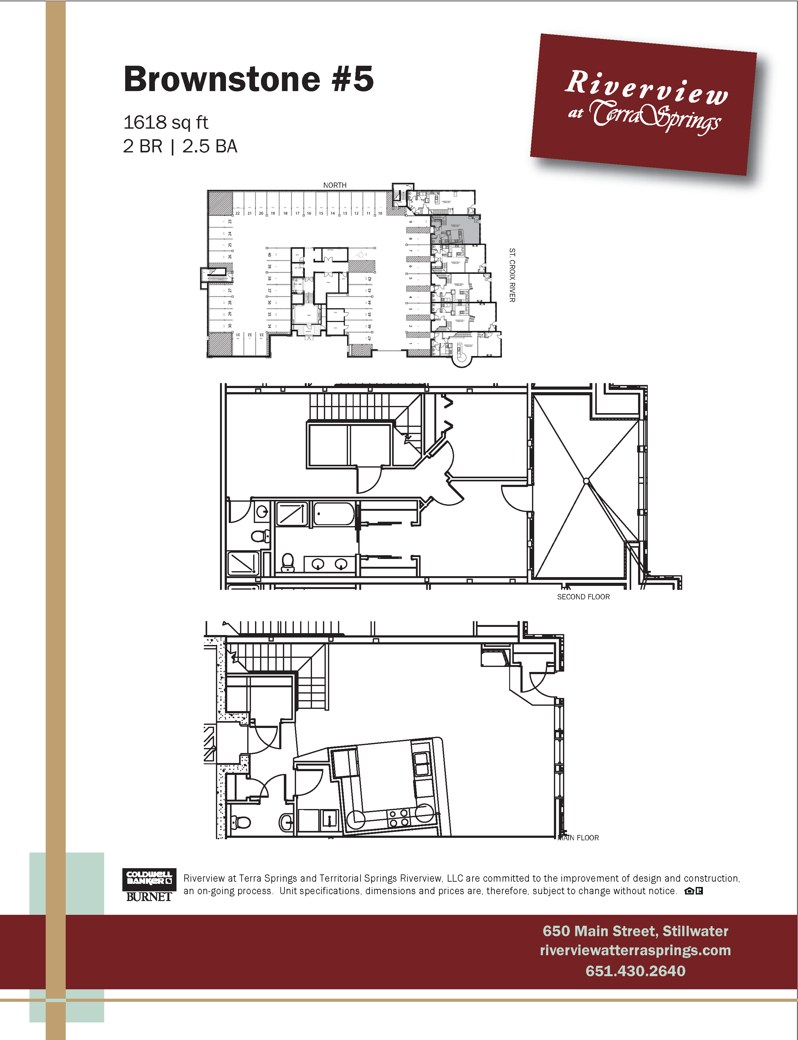 Brownstone 5 Floorplan — Riverview at Terra Springs
