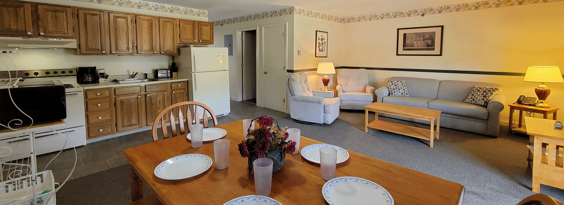 River View Resort, Guest Suites Nightly Rentals, Bethel, Maine