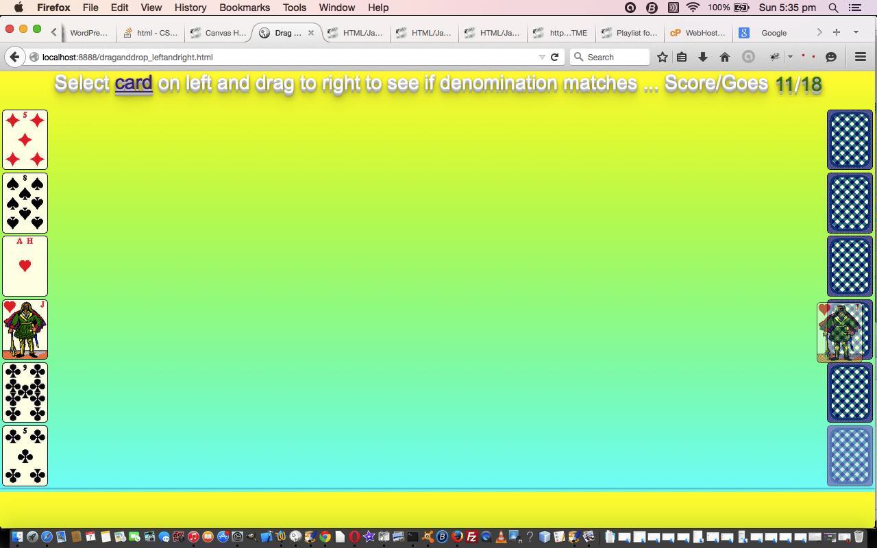 HTML Drag and Drop Image Events Tutorial Robert James Metcalfe Blog