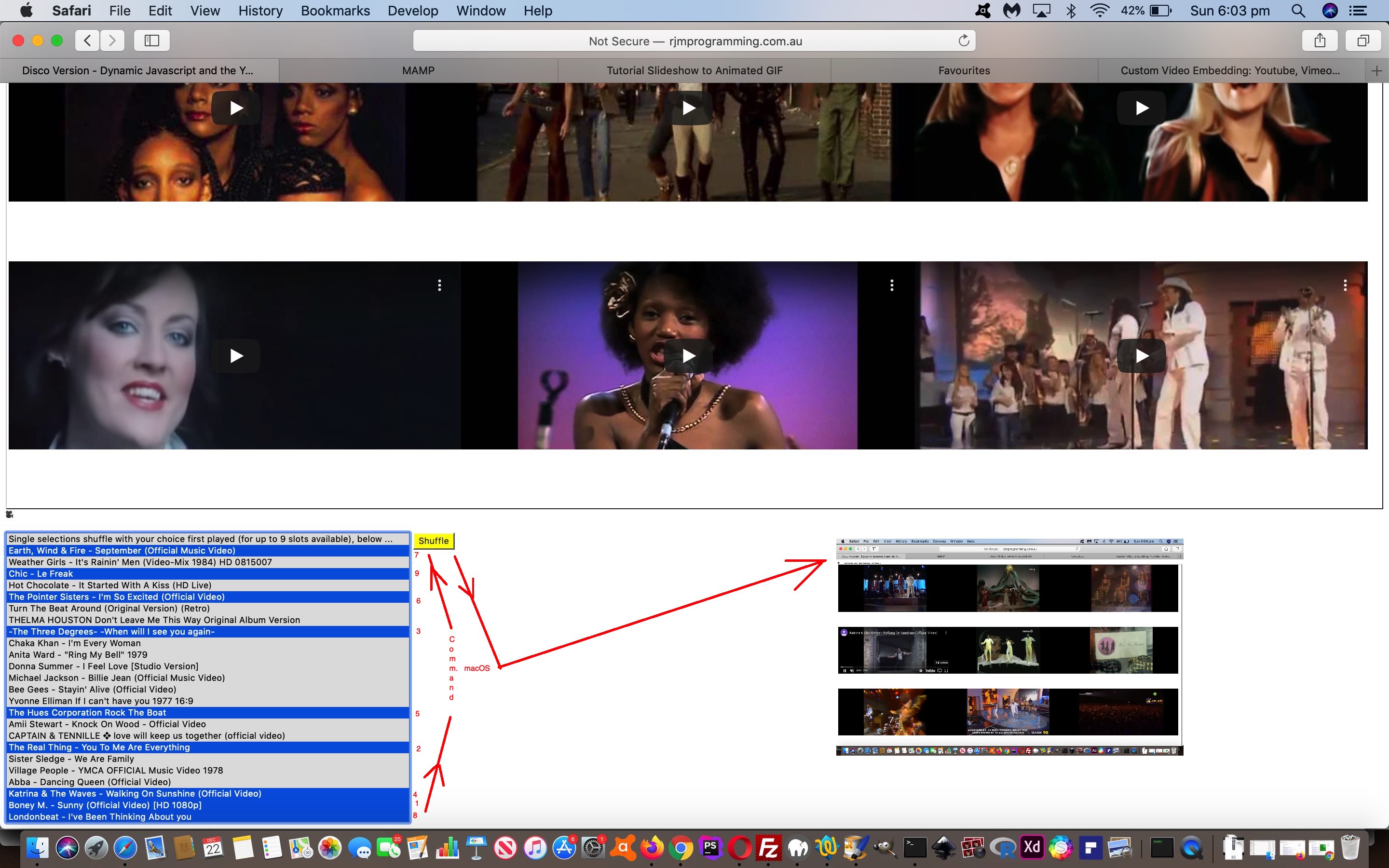 User Controlled Dynamic Javascript YouTube Embedded API