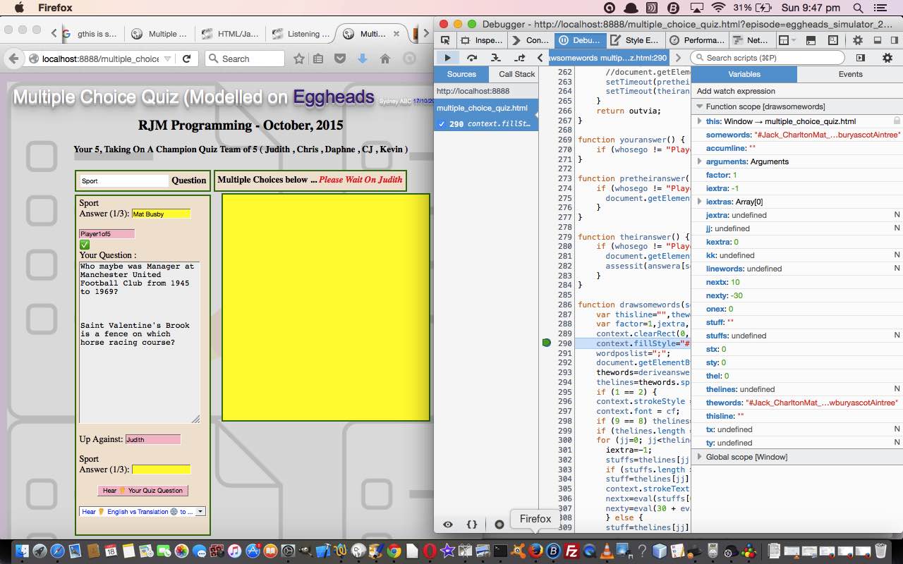 Javascript Debugging via Firefox Inspector Primer Tutorial