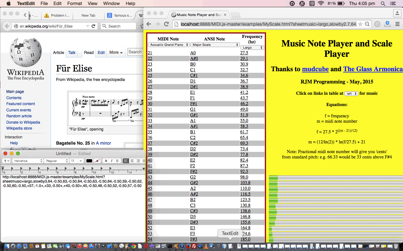 HTML/Javascript/PHP Compose Music Tutorial Robert James Metcalfe Blog