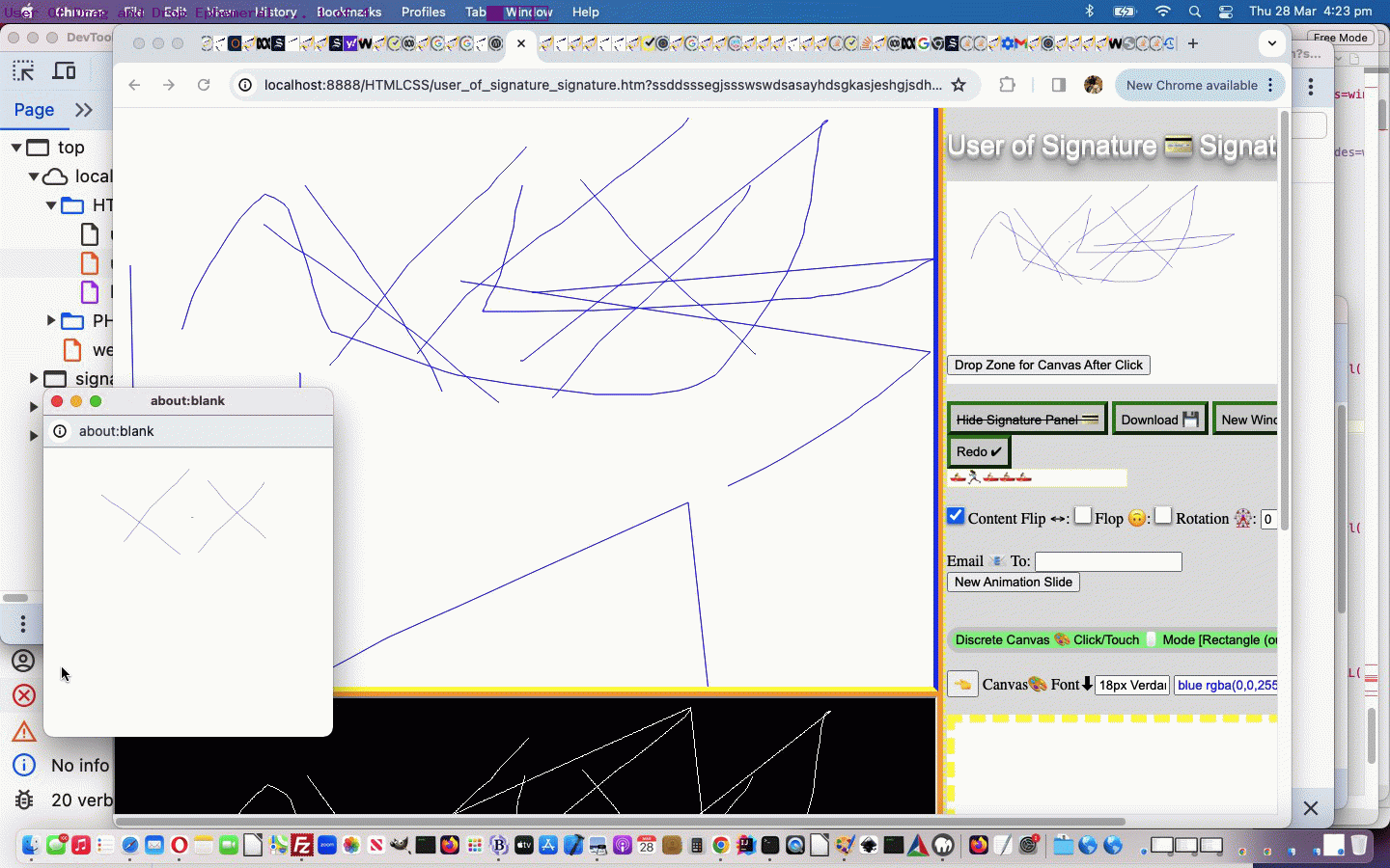Canvas Drag and Drop Ephemeral Tutorial Robert James Metcalfe Blog