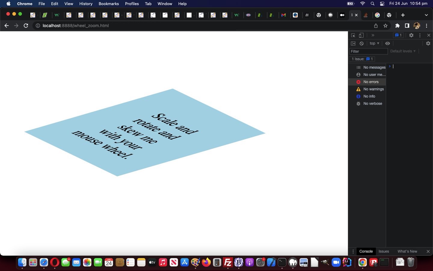 Mouse Wheel Event Primer Tutorial Robert James Metcalfe Blog