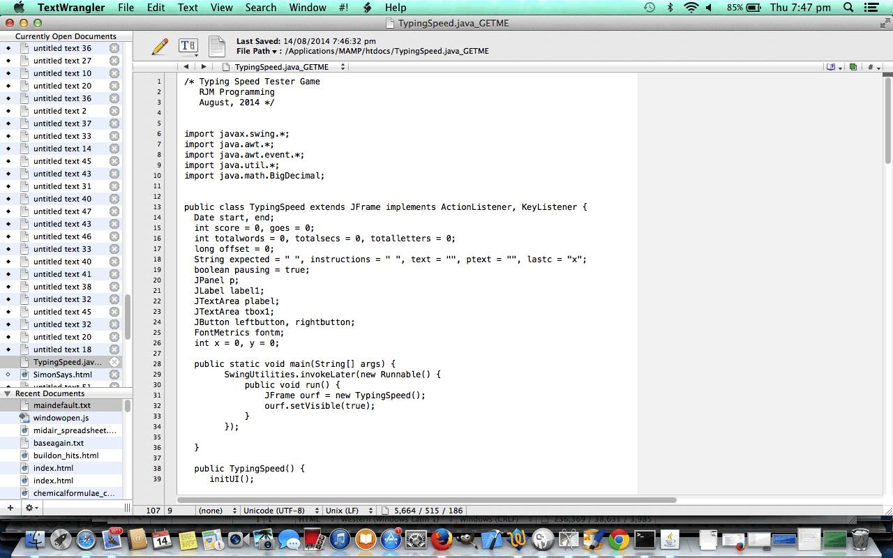 Java Swing ActionListener KeyListener Primer Tutorial Robert James
