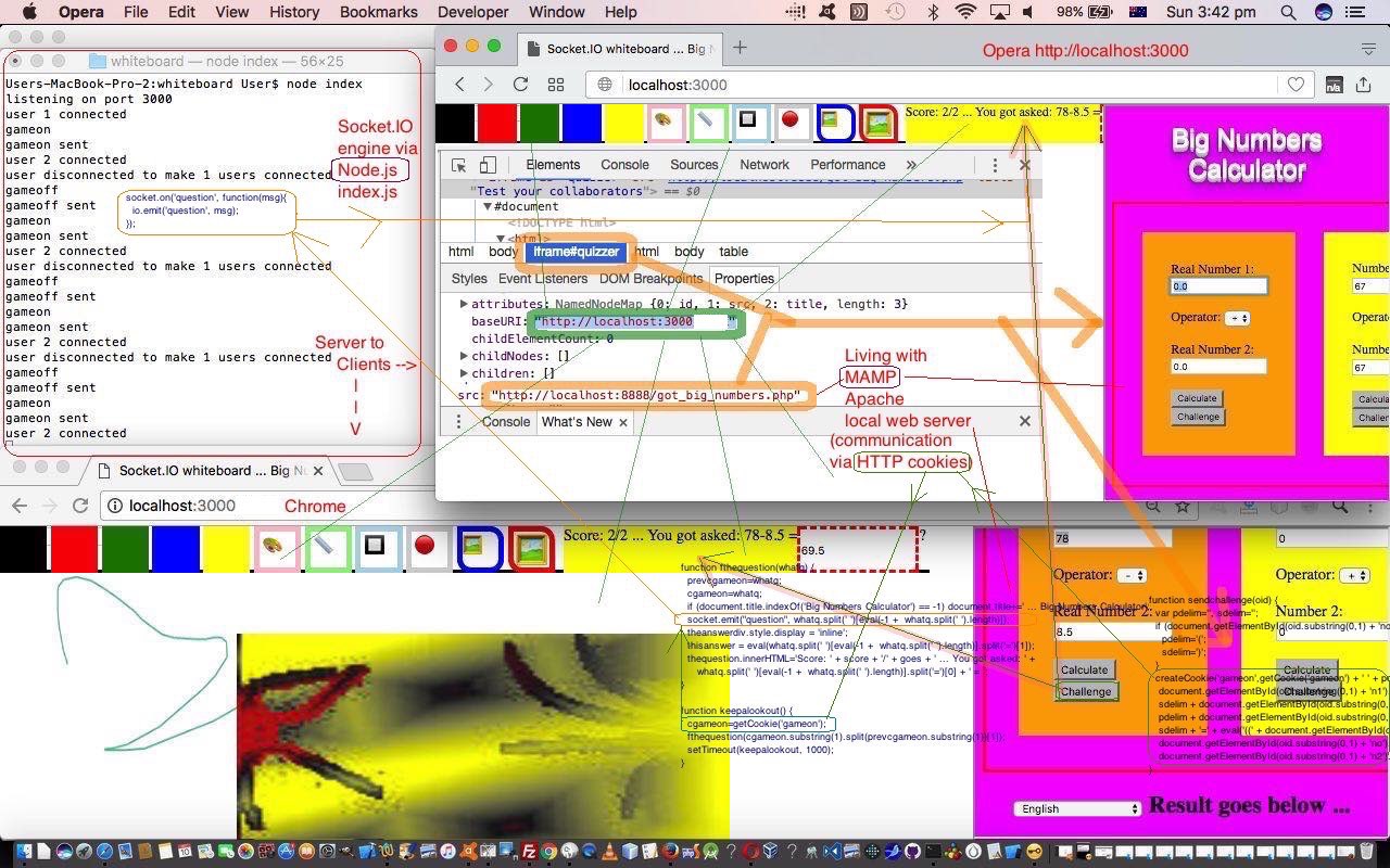 Socket.IO Node.js Whiteboard Quiz Collaboration Tutorial Robert James